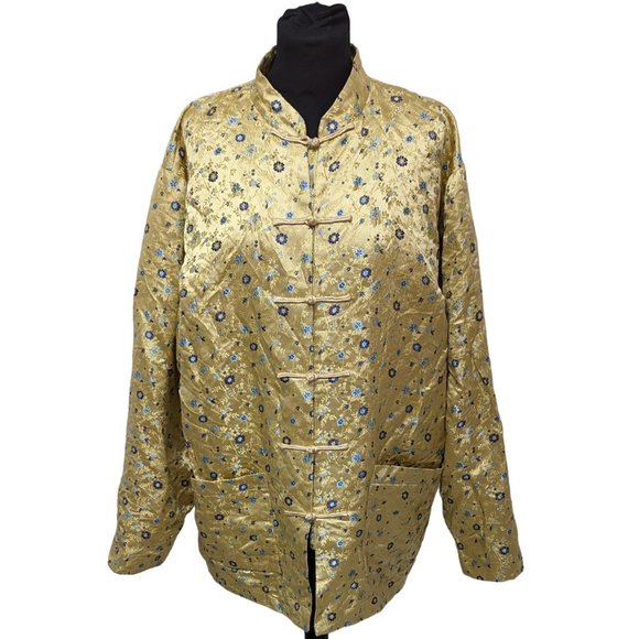 Jackets & Blazers - Unbranded Ladies Gold Japanese Quilted Coat Jacket Approx Medium